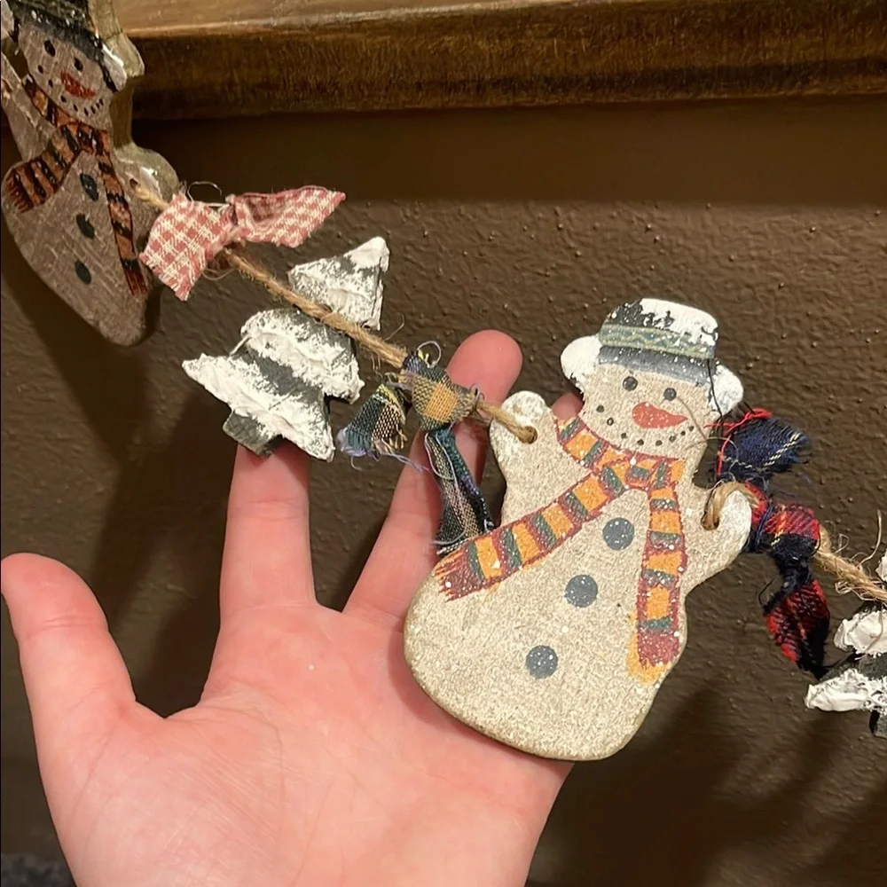 Vintage Festive Snowman Holiday Decor Lot